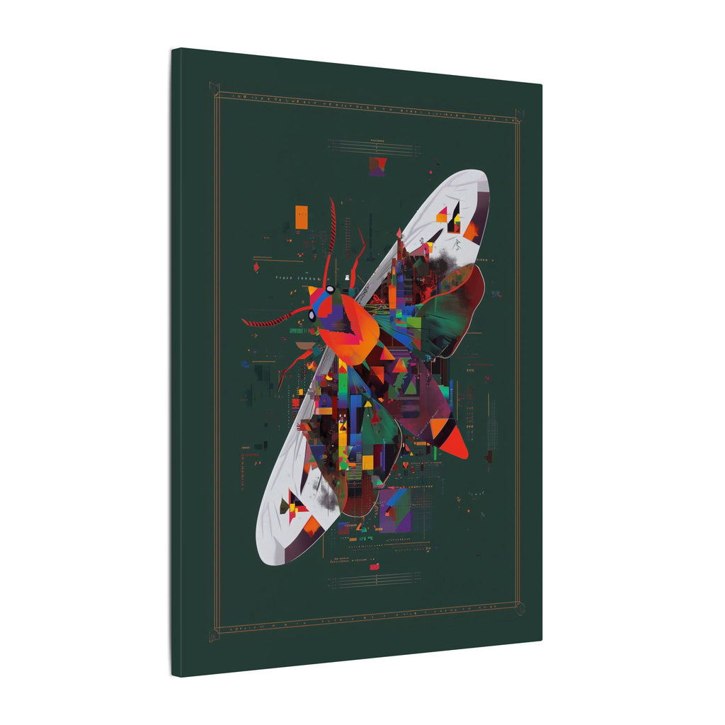 Geometric Butterfly: Digital Fragmentation, Chromatic Abstract Design   |    Custom Orders Available