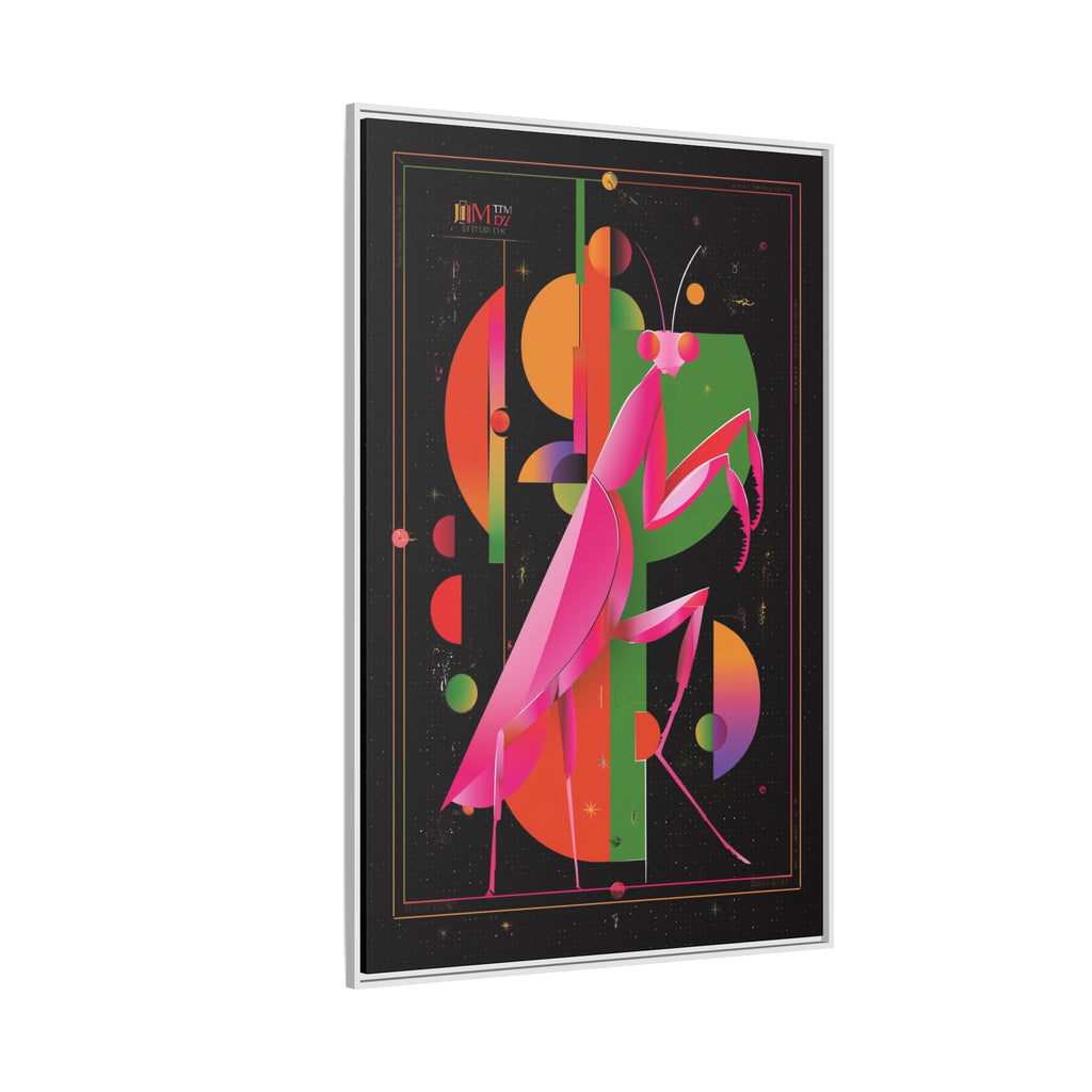 Celestial Mantis: Cubist Geometry, Cosmic Insect Portrait   |    Custom Orders Available