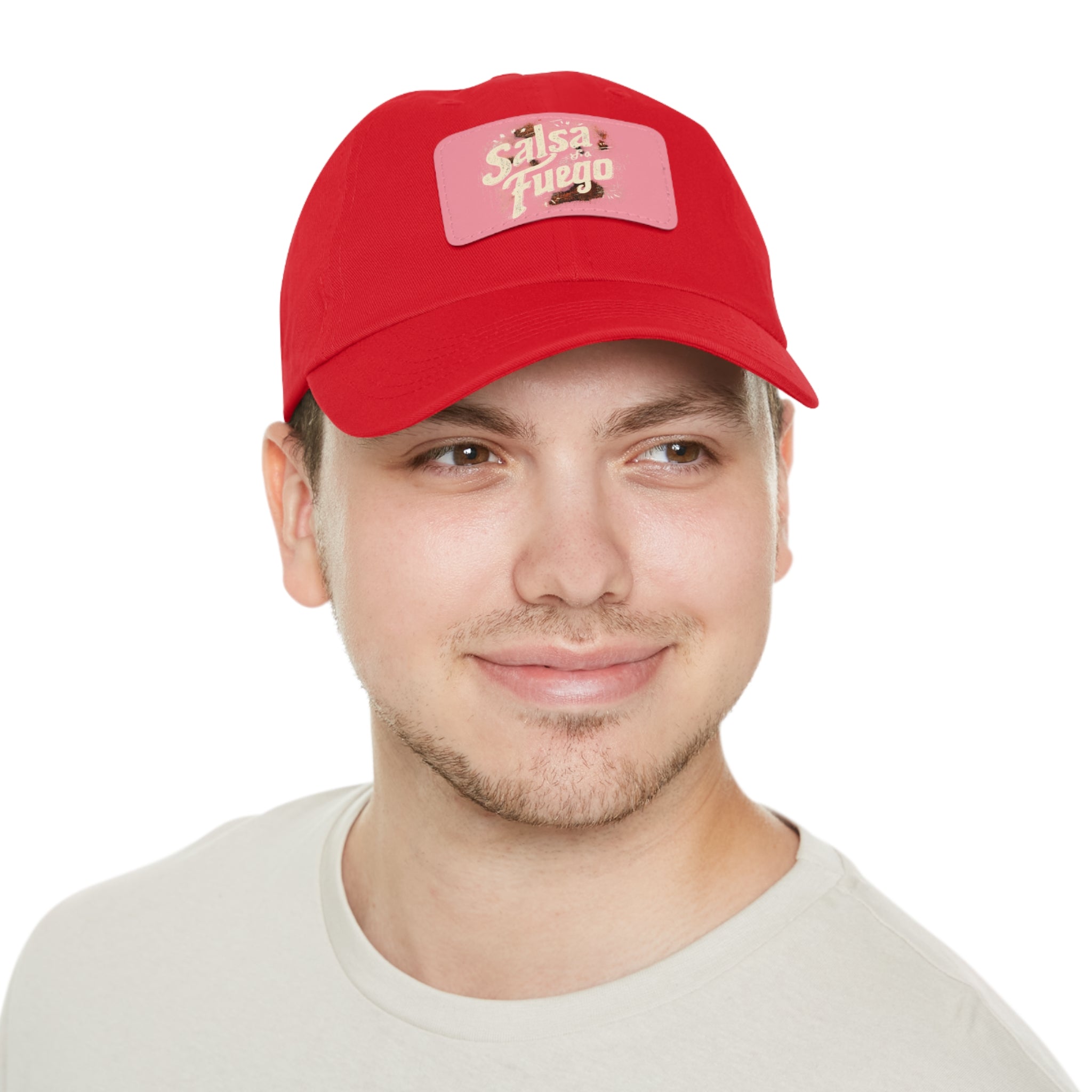 Salsa Fuego Dad Hat with Leather Patch (Rectangle)