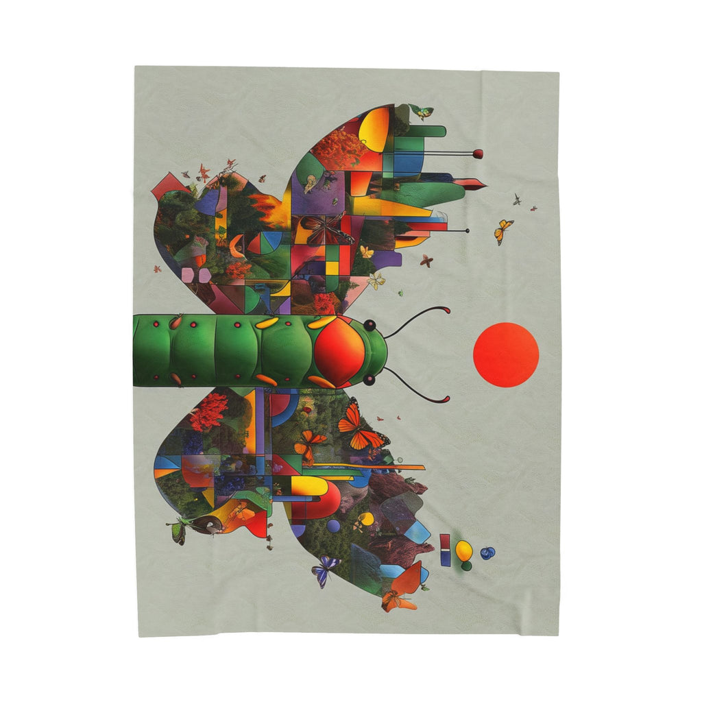 Metamorphosis of Geometry: Landscape Butterfly Transformation, Digital Insect Abstraction   |    Custom Orders Available