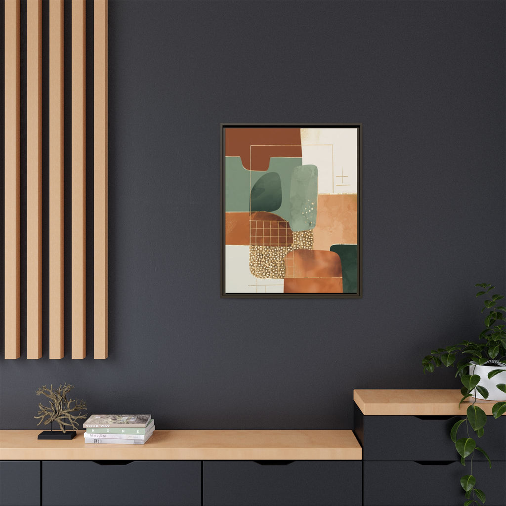 Geometric Harmony: Abstract Minimalist Art, Mid-Century Modern Design, Organic Shapes Composition   |   Custom Orders Accepted