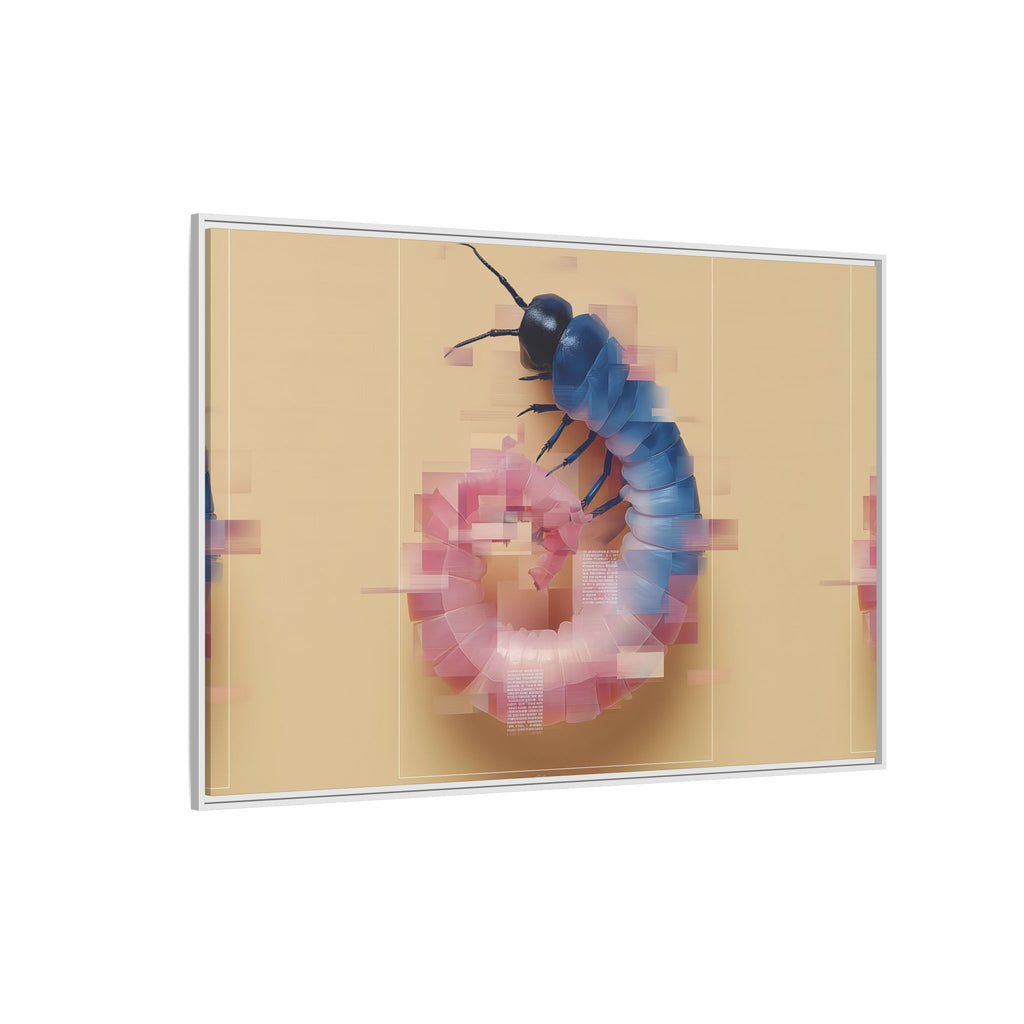 Glitched Symmetry: Digital Insect Mosaic, Pixelated Fragmentation   |    Custom Orders Available