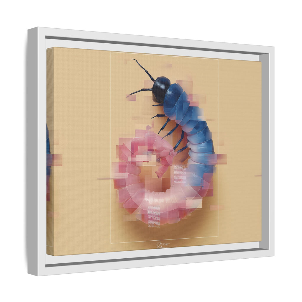 Glitched Symmetry: Digital Insect Mosaic, Pixelated Fragmentation   |    Custom Orders Available
