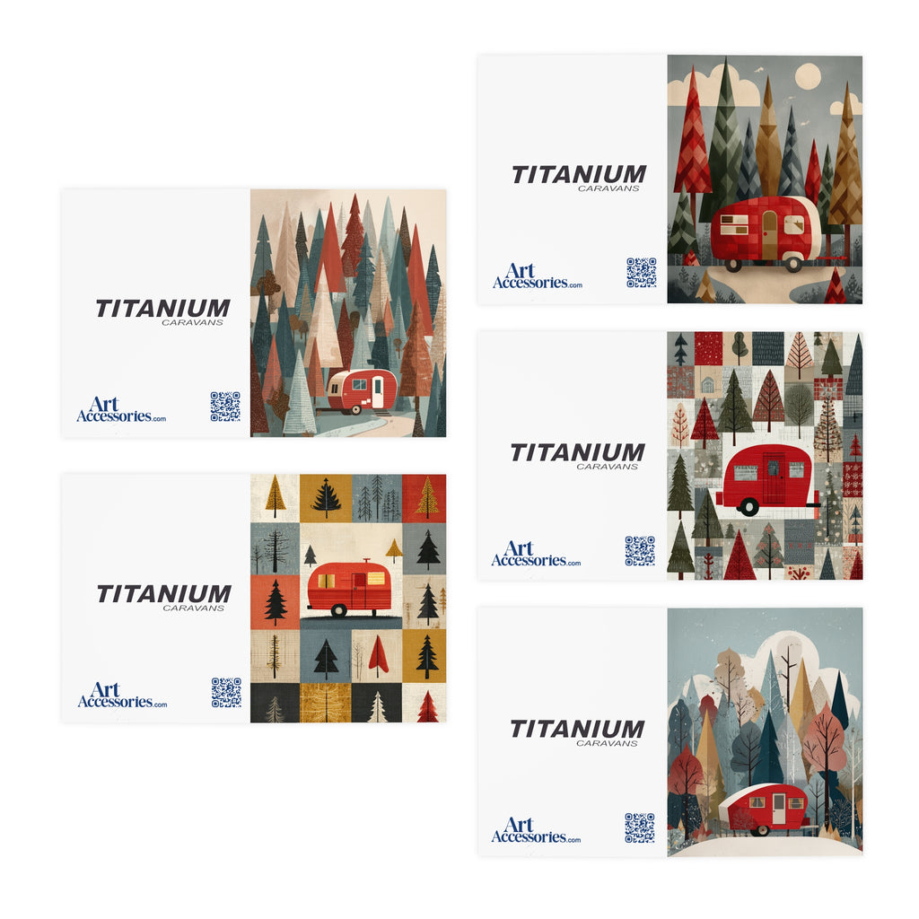 Christmas Caravan Greeting Cards - Cards