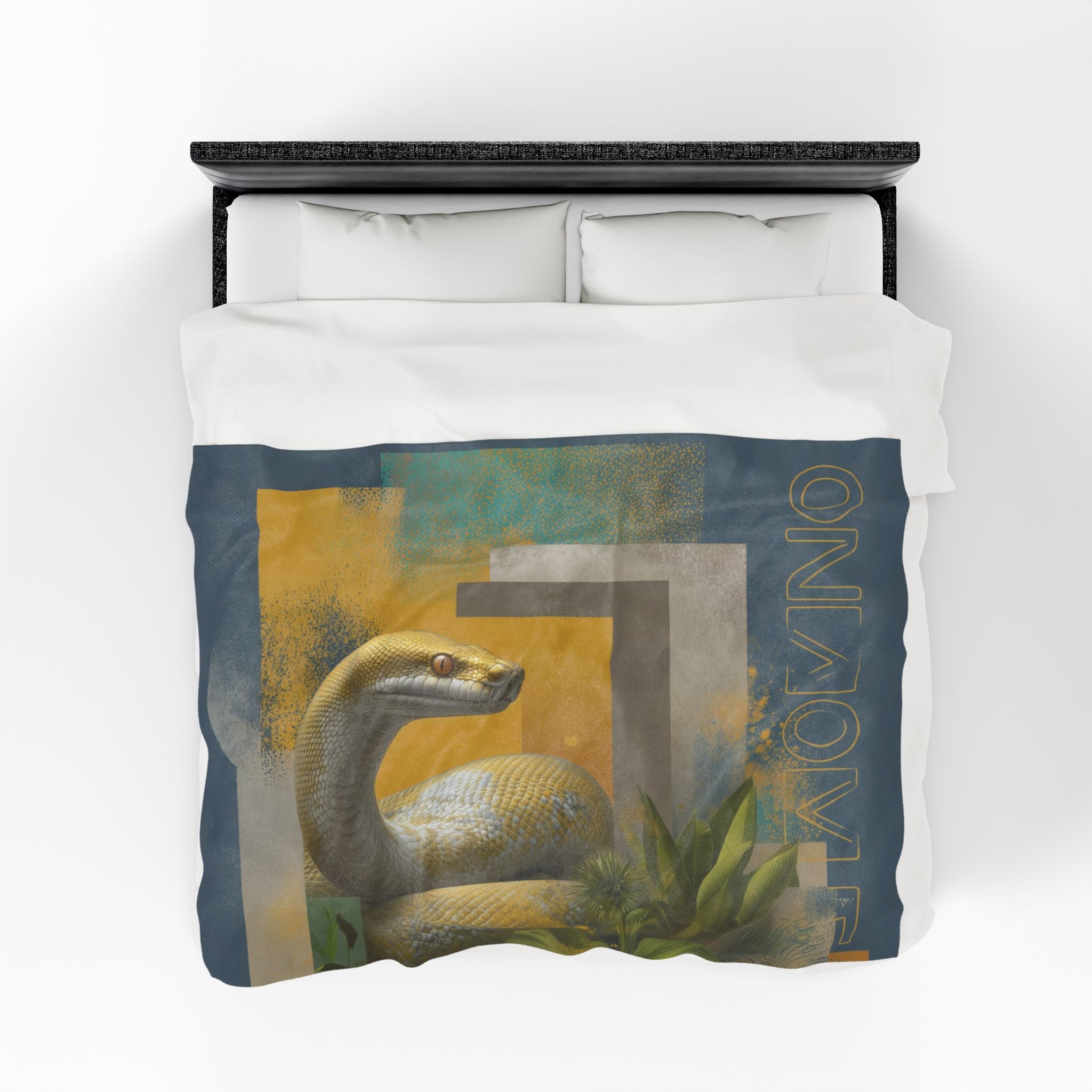 Serpent's Geometry: Digital Wildlife Fusion, Hyper-Realistic Tropical Composition   |    Custom Orders Available