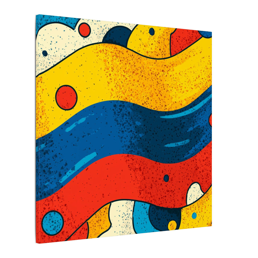 Fluid Dynamics: Retro Abstract Shapes, Mid-Century Modern Motion, Geometric Color Waves   |   Custom Orders Accepted