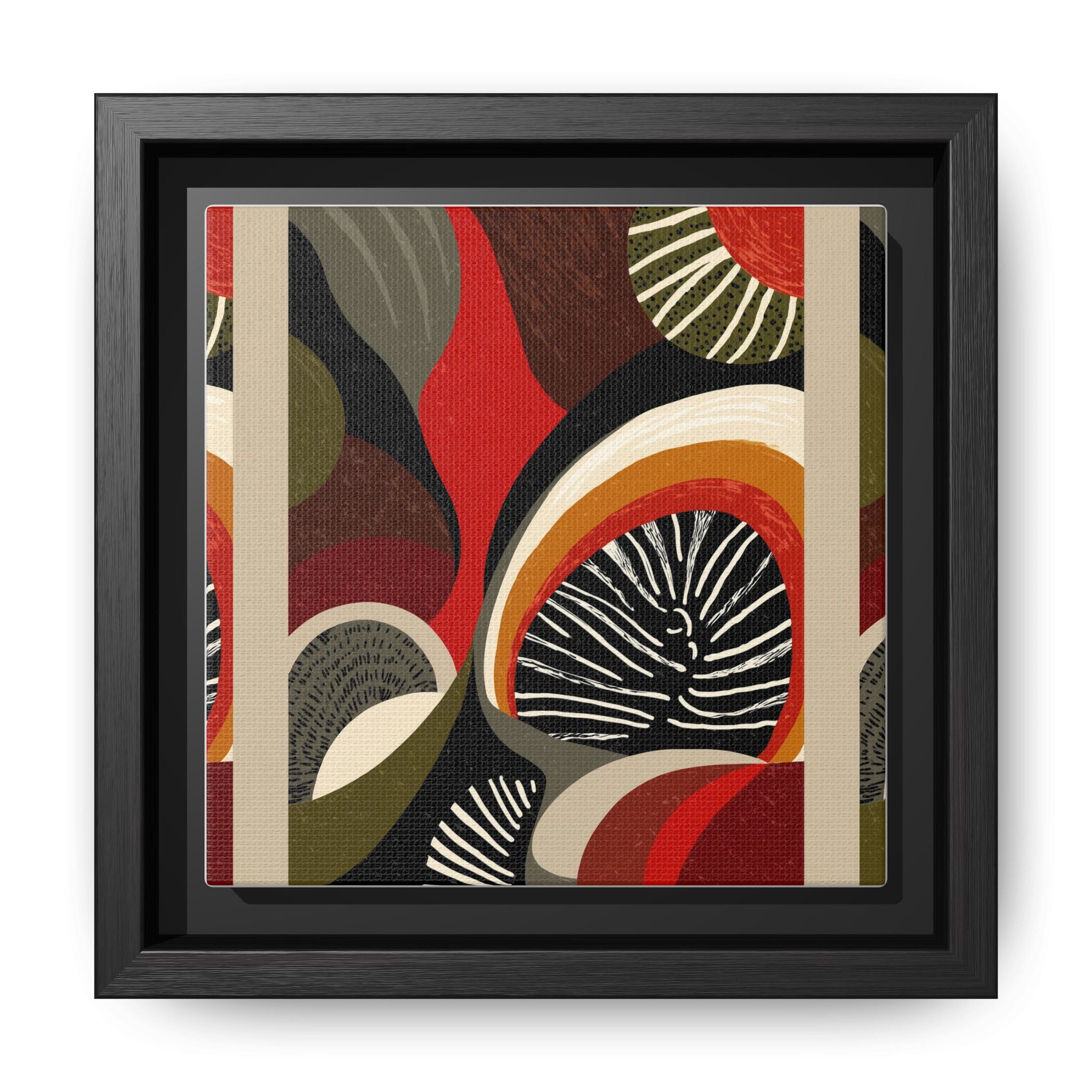 Geometric Rhythm: Abstract Composition, Mid-Century Modern Art, Radial Design Inspiration   |   Custom Orders Accepted