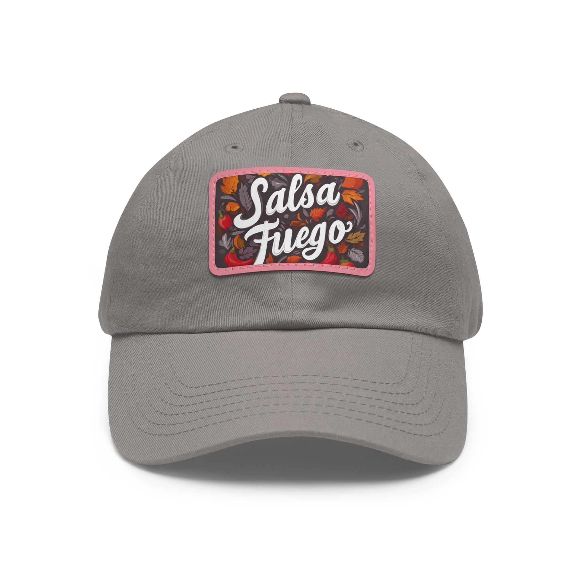 Salsa Fuego Floral Dad Hat with Leather Patch (Rectangle)