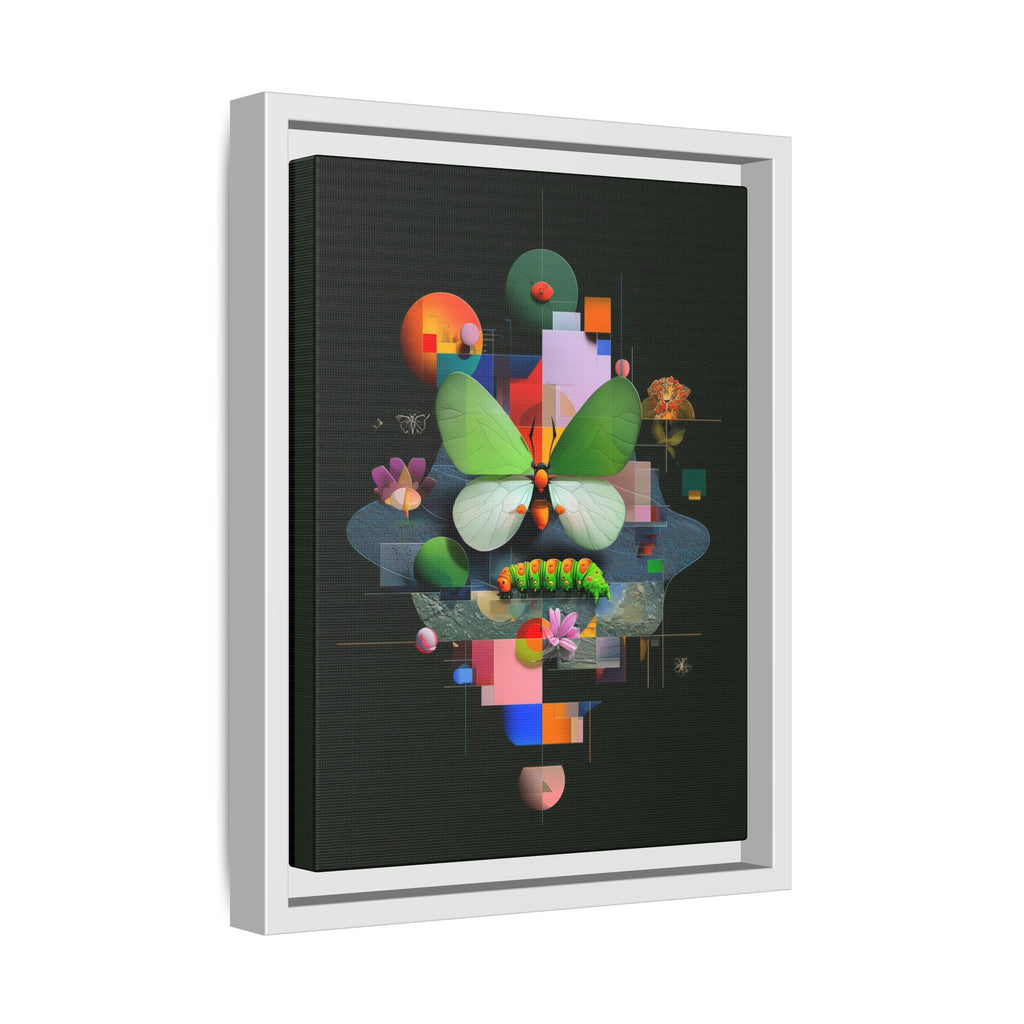 Metamorphosis Geometry Framed Print : Digital Nature Synthesis, Butterfly Abstraction   |  Personalized & Custom Orders Available