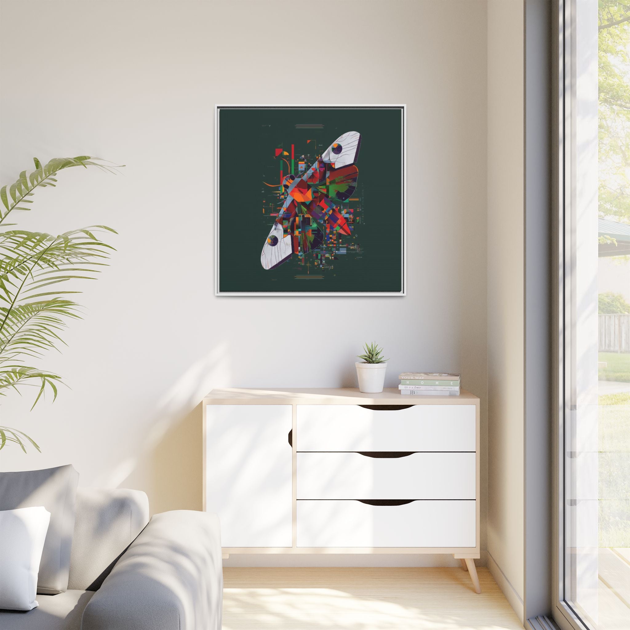 Butterfly Deconstruction: Geometric Digital Art, Pixelated Abstract Butterfly Wings   |    Custom Orders Available