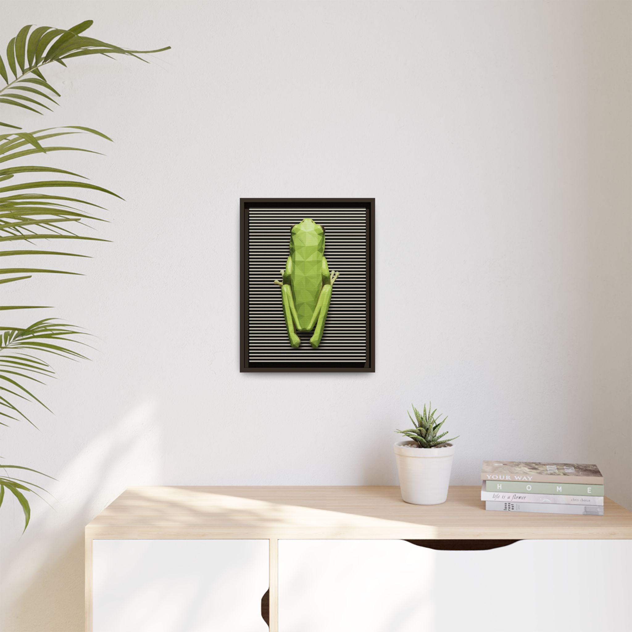 Geometric Amphibian: Low-Poly Frog Design, Digital Art Minimalism   |  Personalized & Custom Orders Available