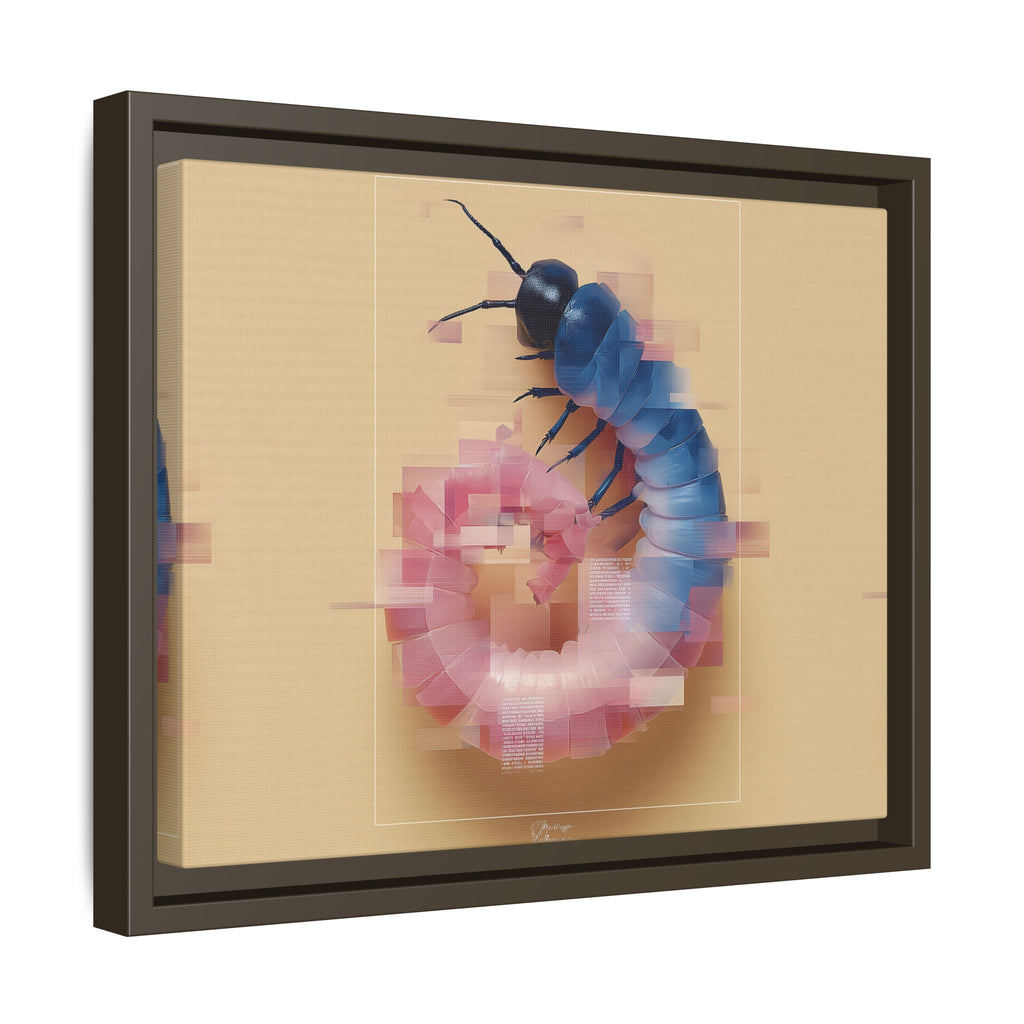 Glitched Symmetry: Digital Insect Mosaic, Pixelated Fragmentation   |    Custom Orders Available