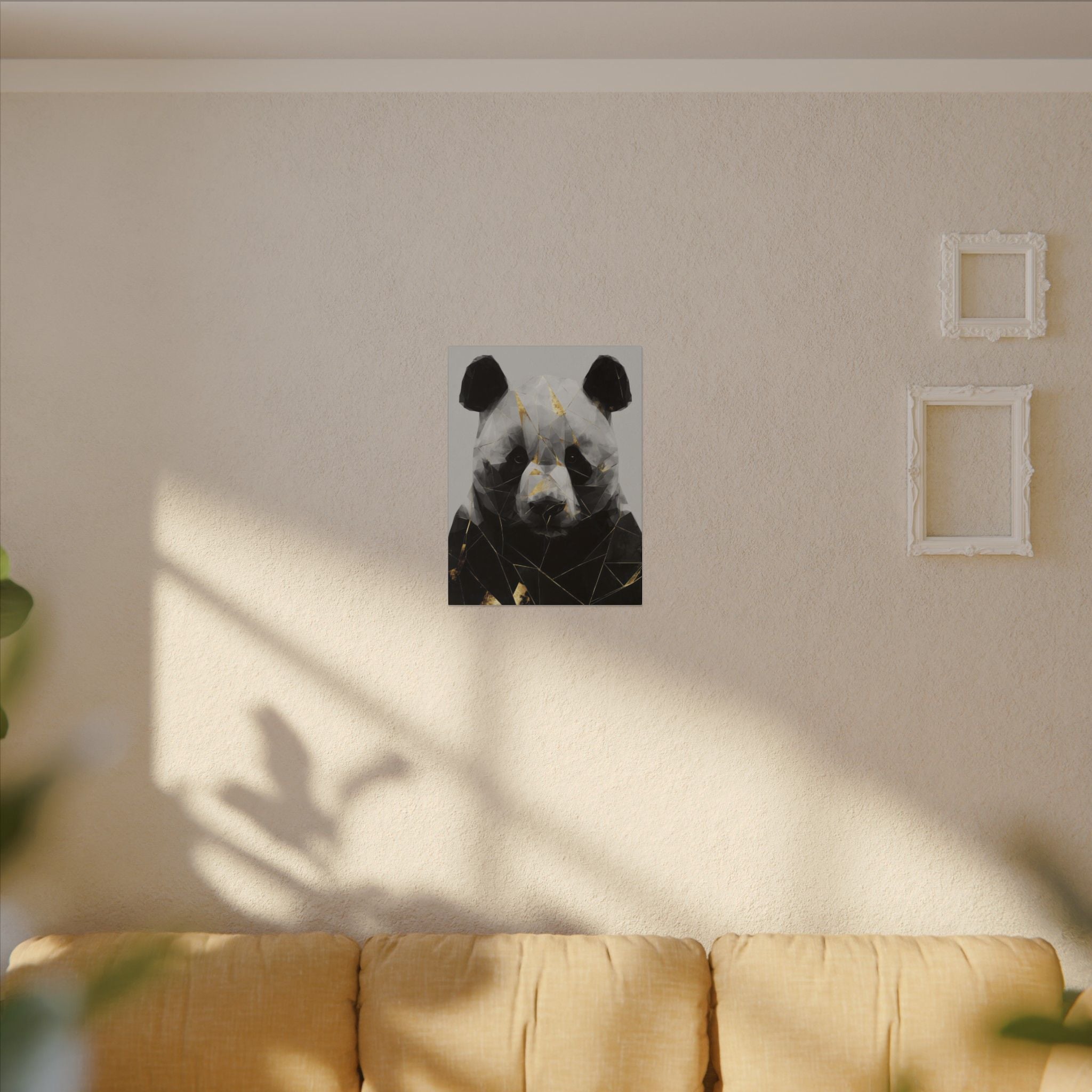Fractal Panda: Geometric Wildlife Art, Polygonal Portrait, Modern Digital Design   |  Personalized & Custom Orders Available
