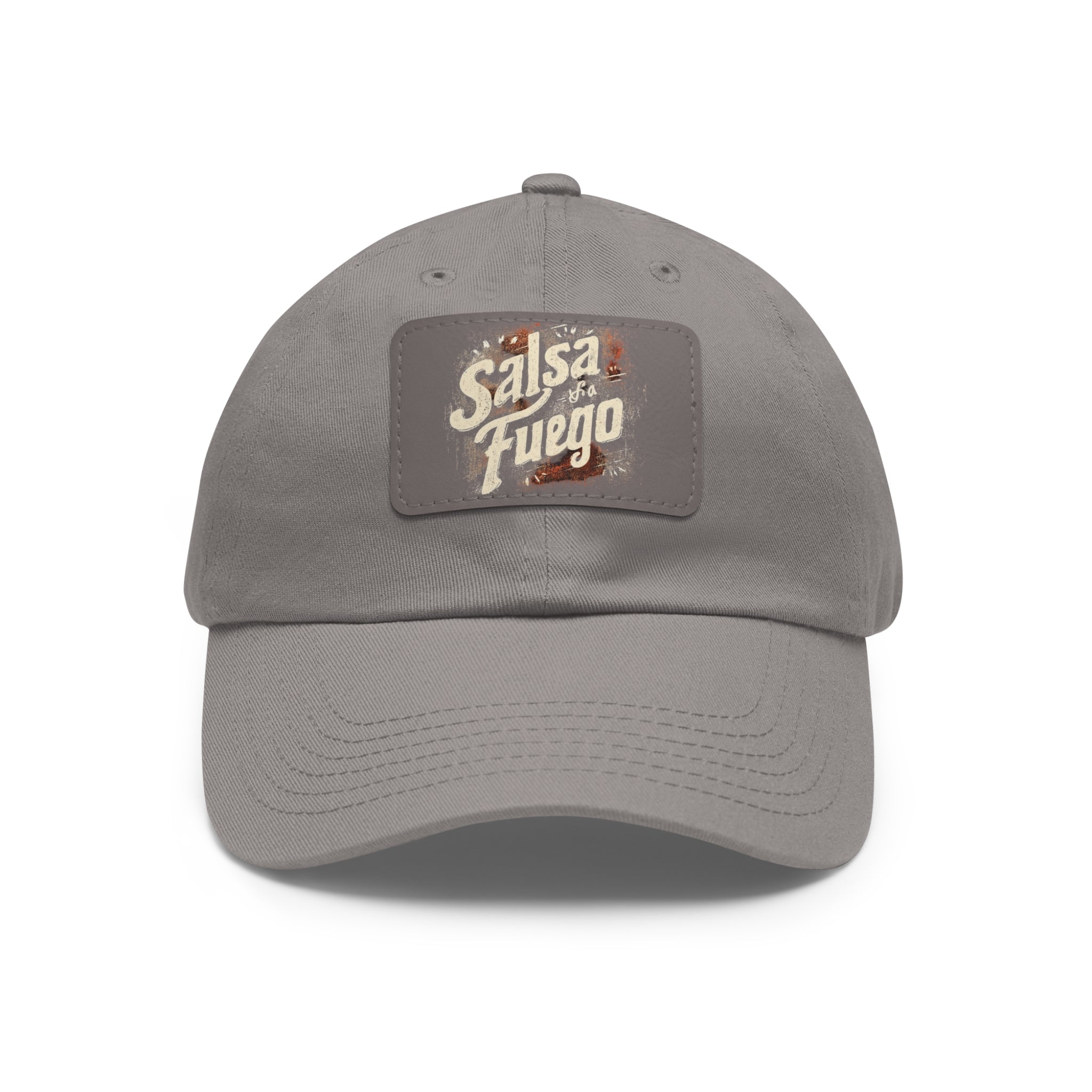 Salsa Fuego Dad Hat with Leather Patch (Rectangle)