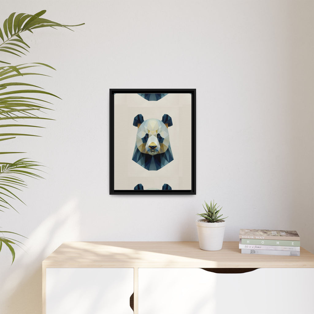 Geometric Panda Prism: Low-Poly Digital Wildlife Art, Minimalist Triangular Design   |  Personalized & Custom Orders Available