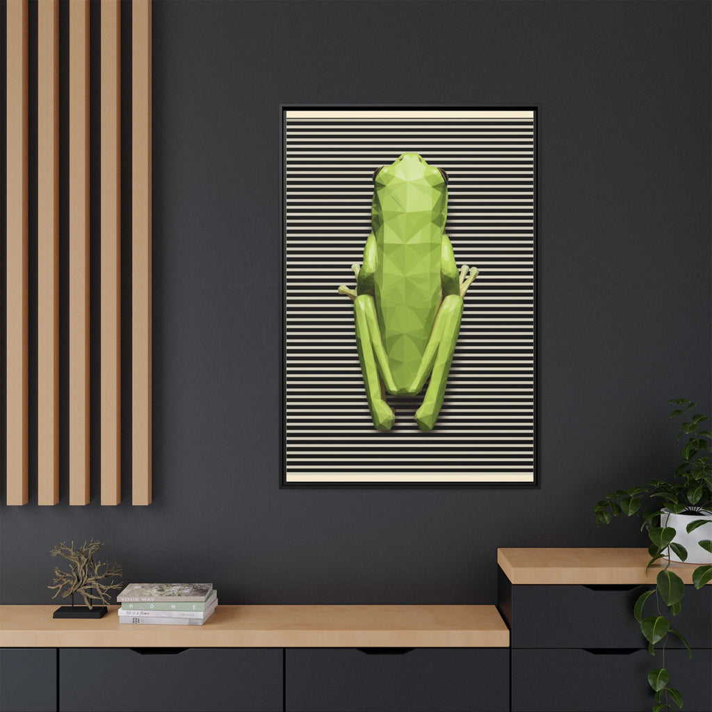 Geometric Amphibian: Low-Poly Frog Design, Digital Art Minimalism   |  Personalized & Custom Orders Available