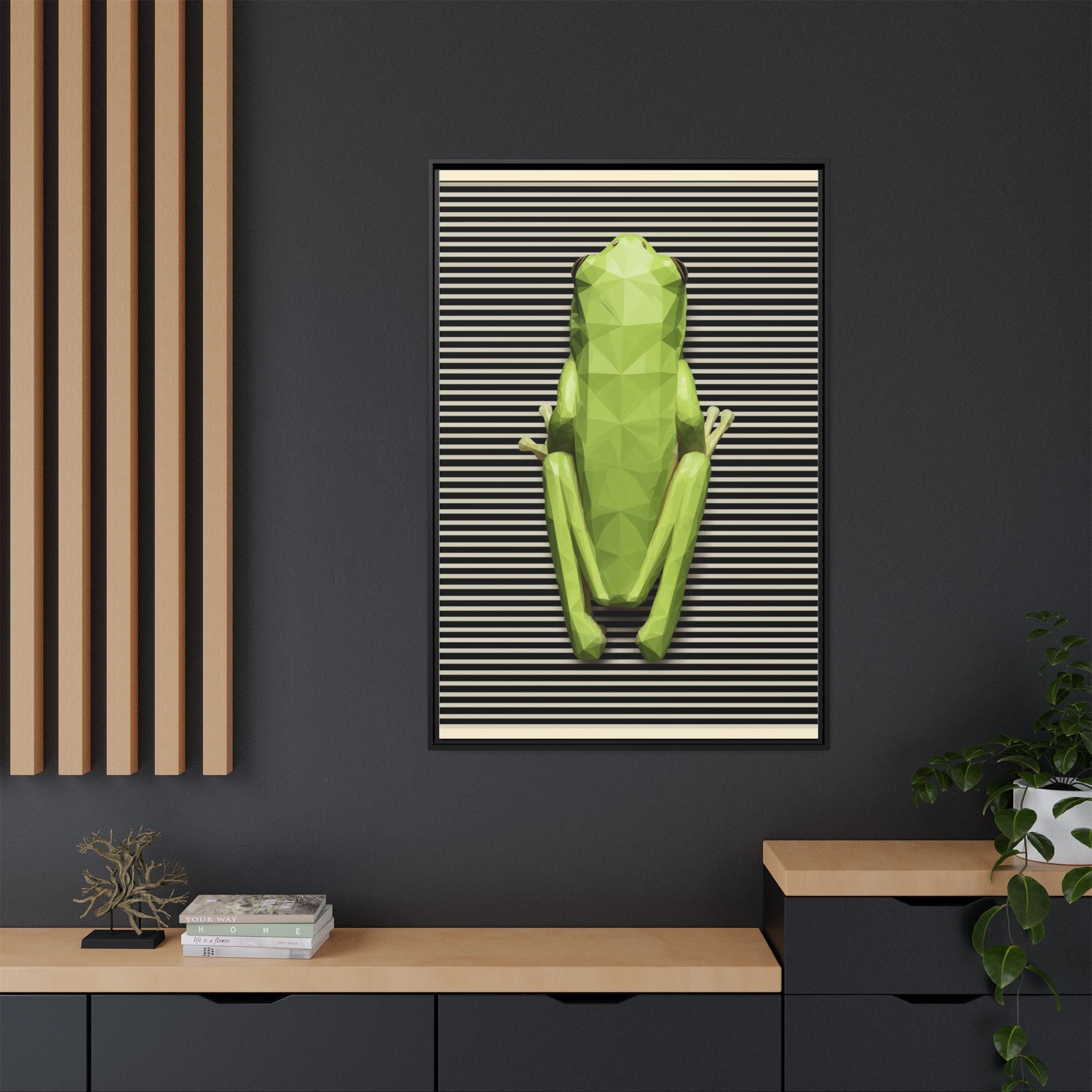 Geometric Amphibian: Low-Poly Frog Design, Digital Art Minimalism   |  Personalized & Custom Orders Available