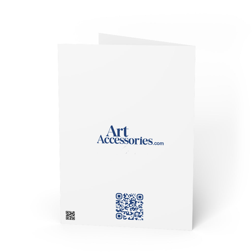 Baby Boy Greeting Card – Blue Polka Dot Newborn Congrats Card