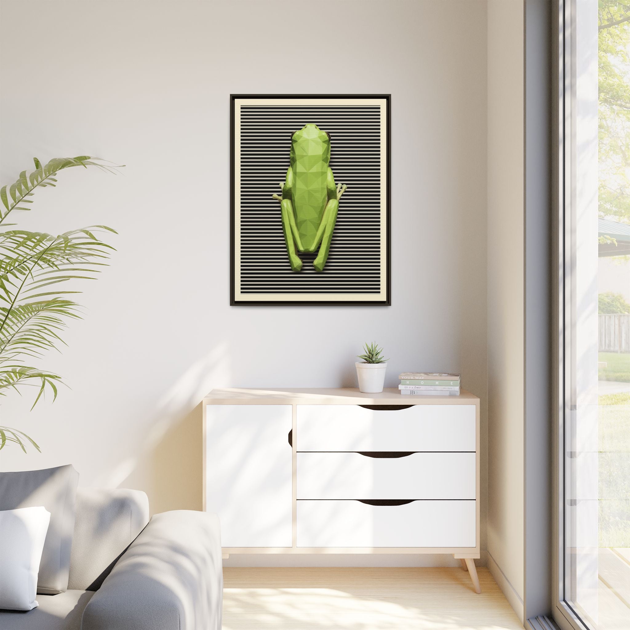 Geometric Amphibian: Low-Poly Frog Design, Digital Art Minimalism   |  Personalized & Custom Orders Available