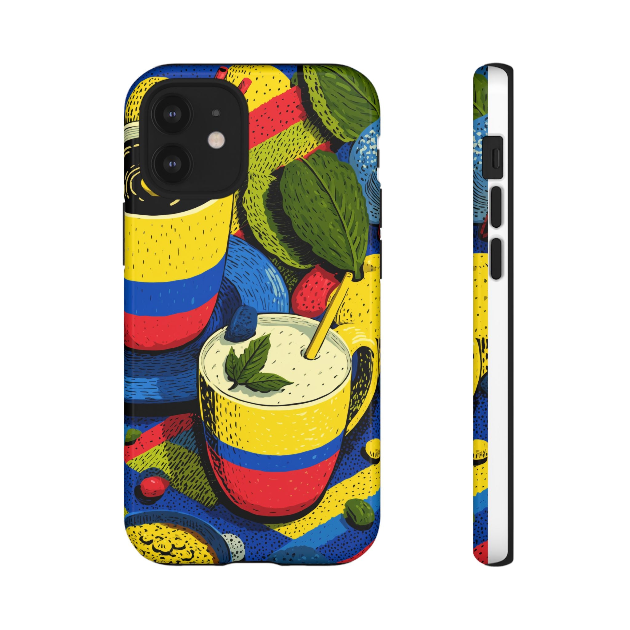 Vibrant Phone Case for Tough Cases | Colorful Colombian Art, Unique Gift, Trendy Accessory, Summer Style, Festival Must-Have