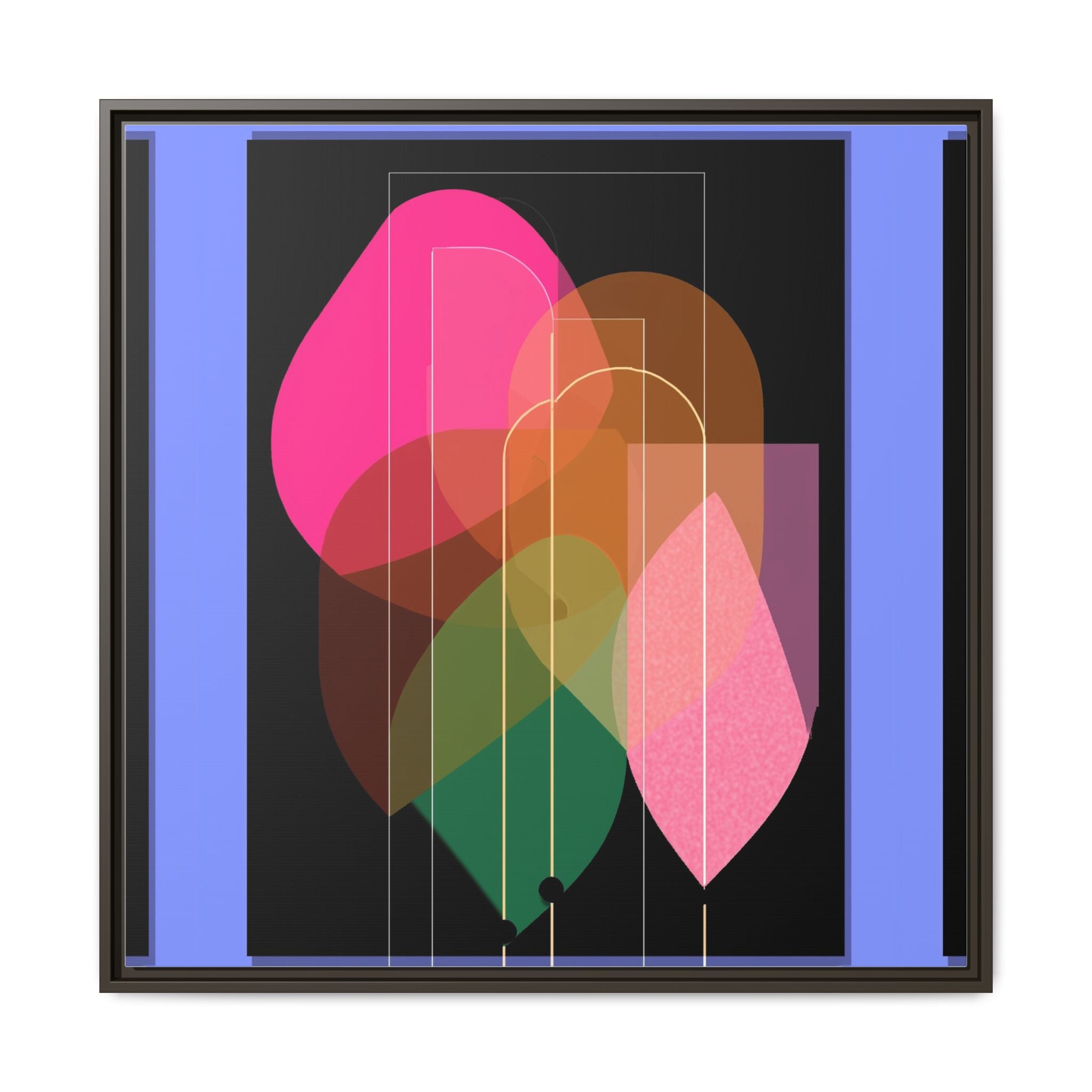 Organic Geometry: Abstract Shape Symphony, Minimalist Color Layers, Contemporary Graphic Design   |   Custom Orders Accepted
