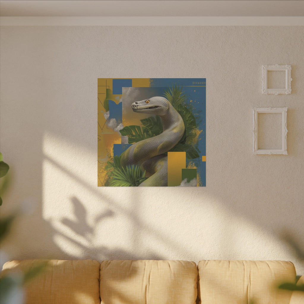 Serpent Geometry: Tropical Scales in Digital Art, Surreal Nature Composition   |    Custom Orders Available