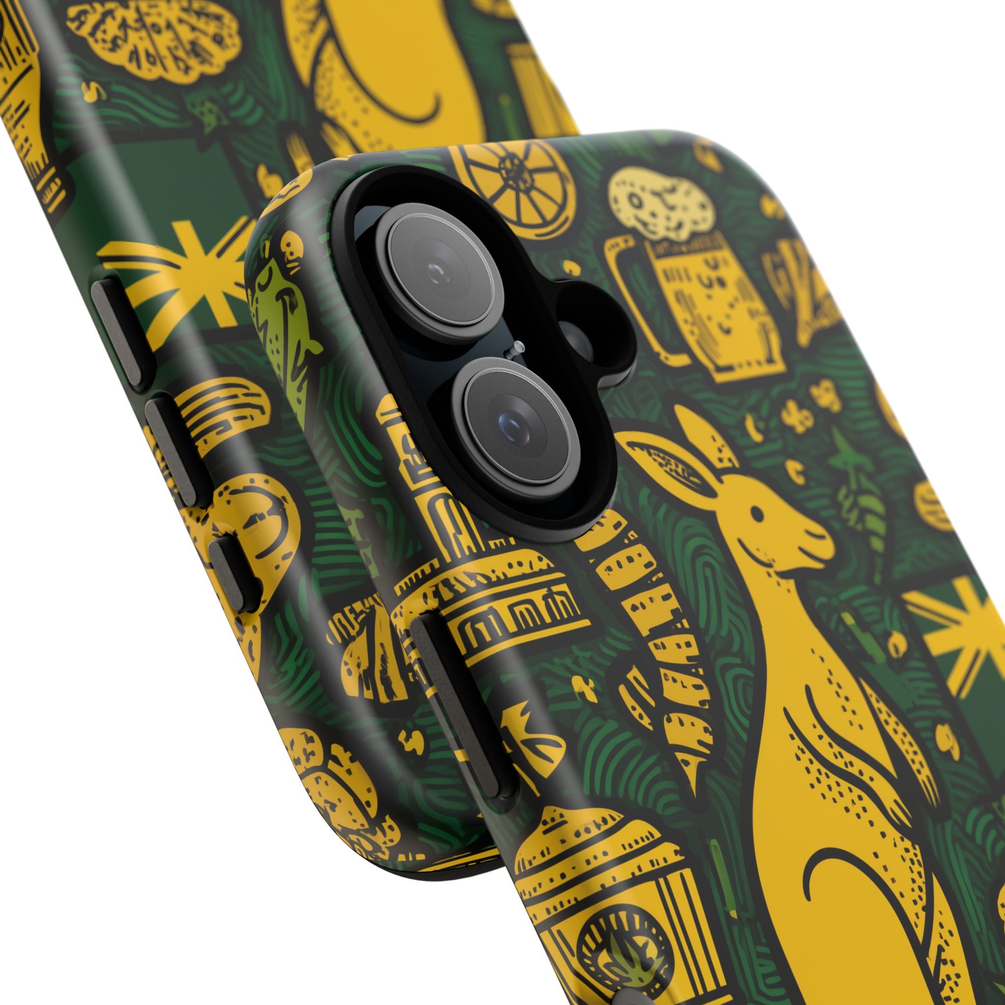 Australian-themed iPhone Case, Tough Phone Cover, Unique Gift for Travelers, Cute Animal Design, Festival & Holiday Accessory