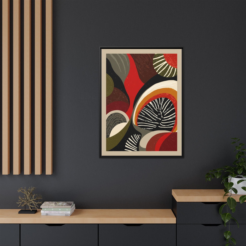 Geometric Rhythm: Abstract Composition, Mid-Century Modern Art, Radial Design Inspiration   |   Custom Orders Accepted