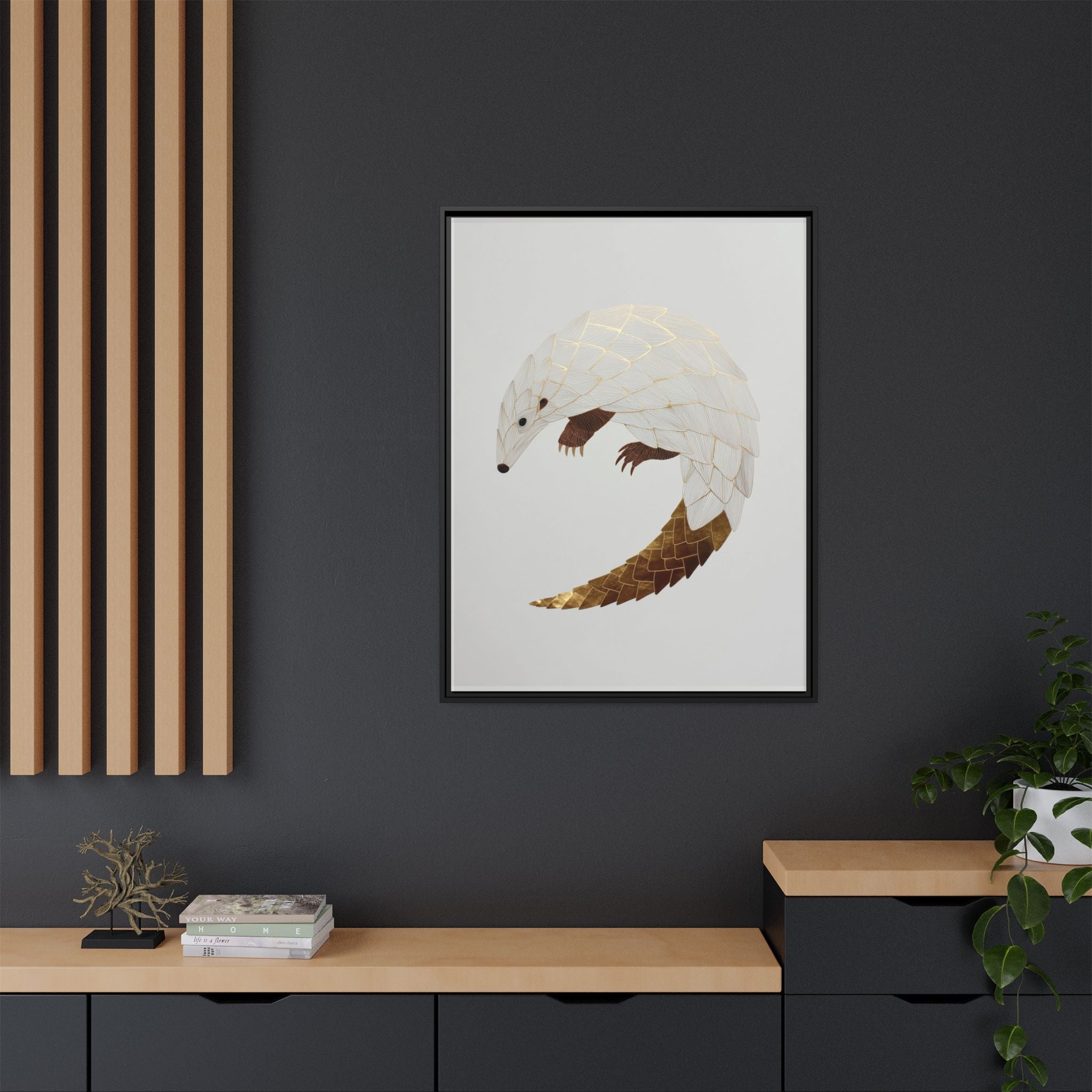 Geometric Hedgehog: Architectural Animal Portrait, Layered Geometric Illustration   |  Personalized & Custom Orders Available