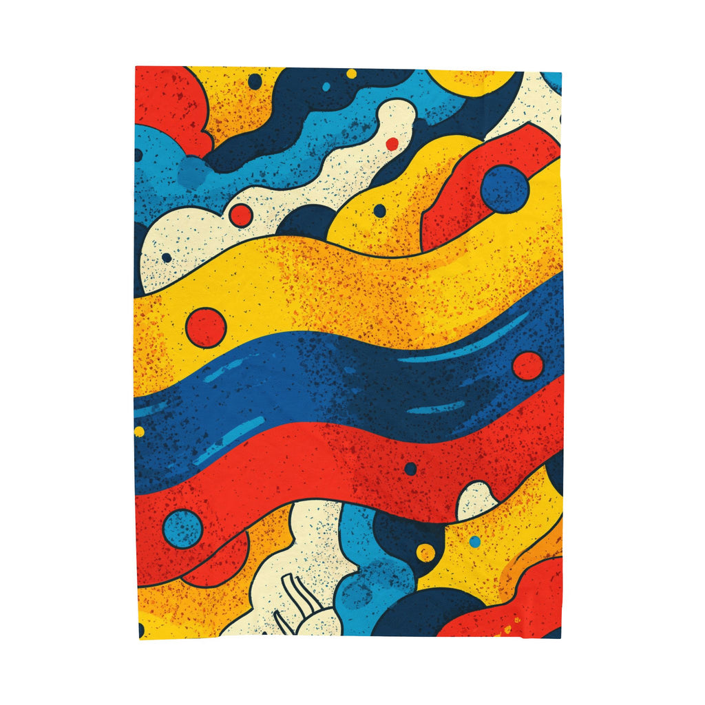 Fluid Chromatics: Mid-Century Modern Abstract, Dynamic Color Landscape   |    Custom Orders Available