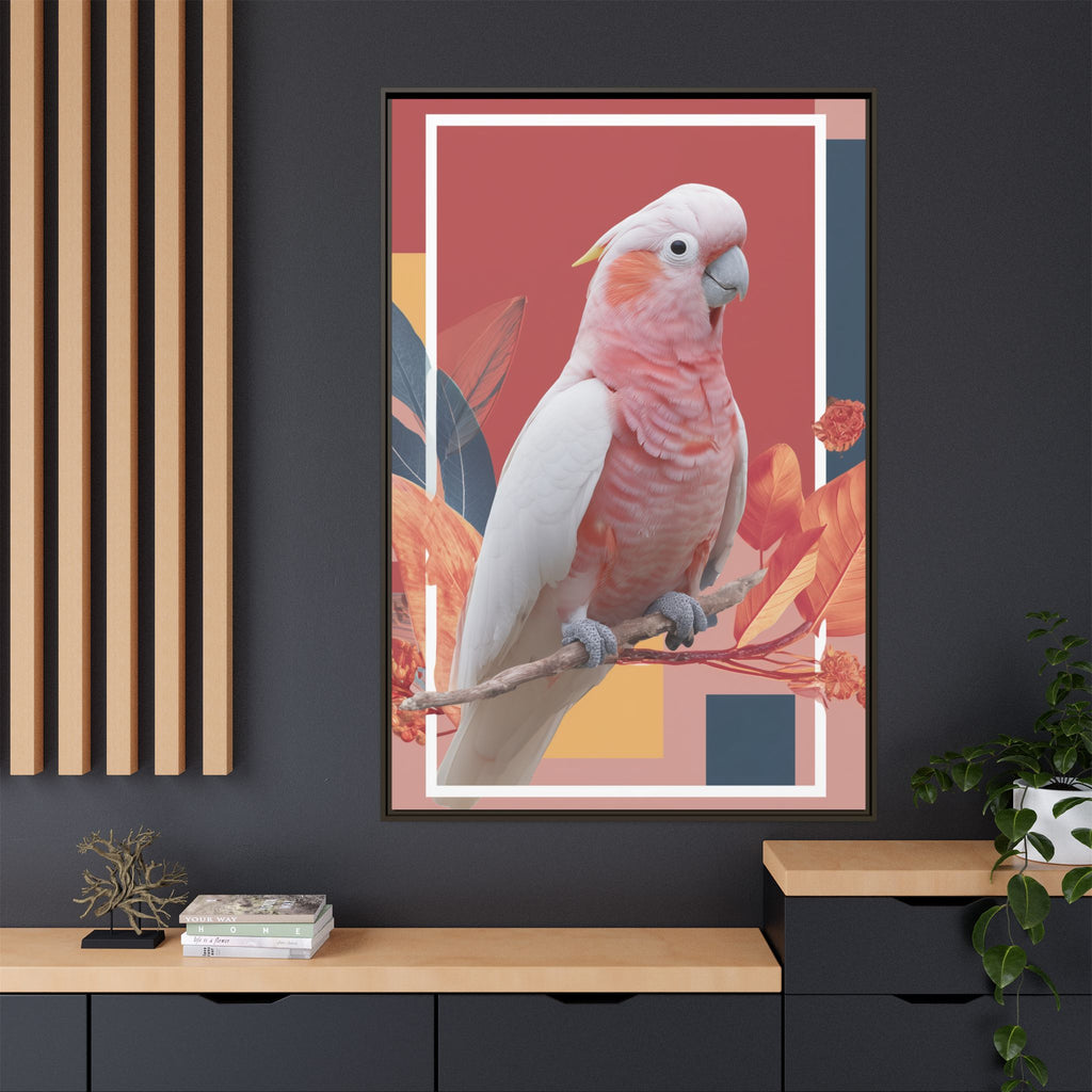 Geometric Cockatoo: Prismatic Wildlife Portrait, Modern Avian Art Series   |    Custom Orders Available