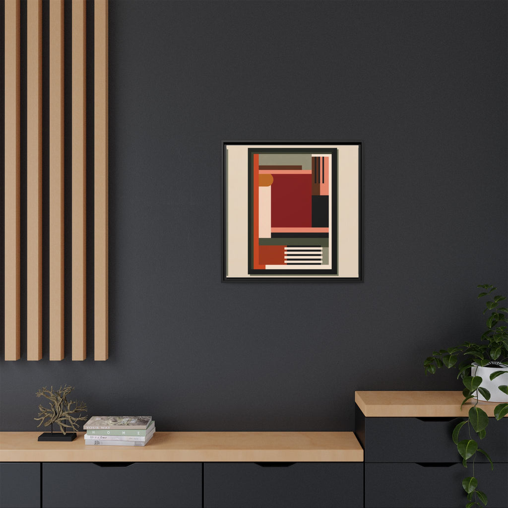Architectural Geometries: Modern Abstract Composition, Bauhaus-Inspired Design, Geometric Color Blocking   |   Custom Orders Accepted