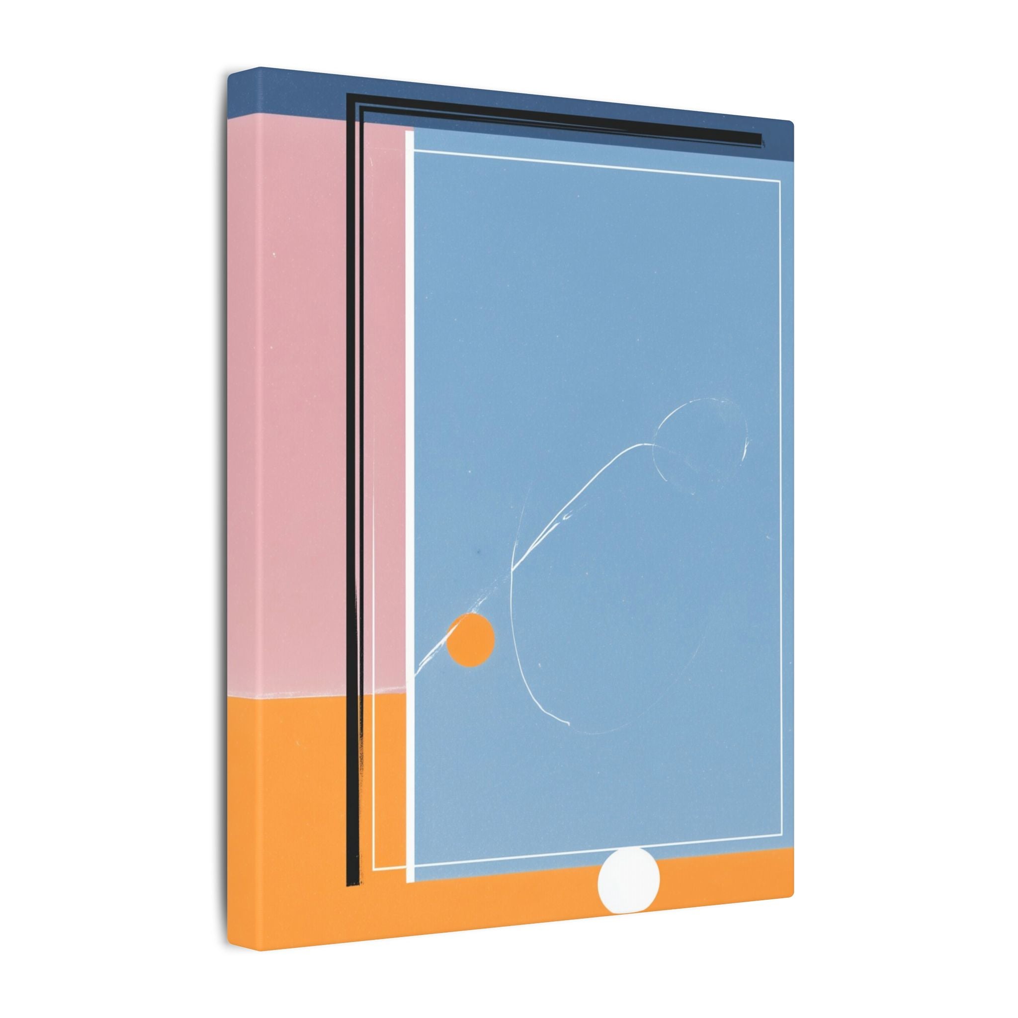 Geometric Harmony: Abstract Minimalist Composition, Modernist Color Fields, Constructivist Design Principles   |   Custom Orders Accepted