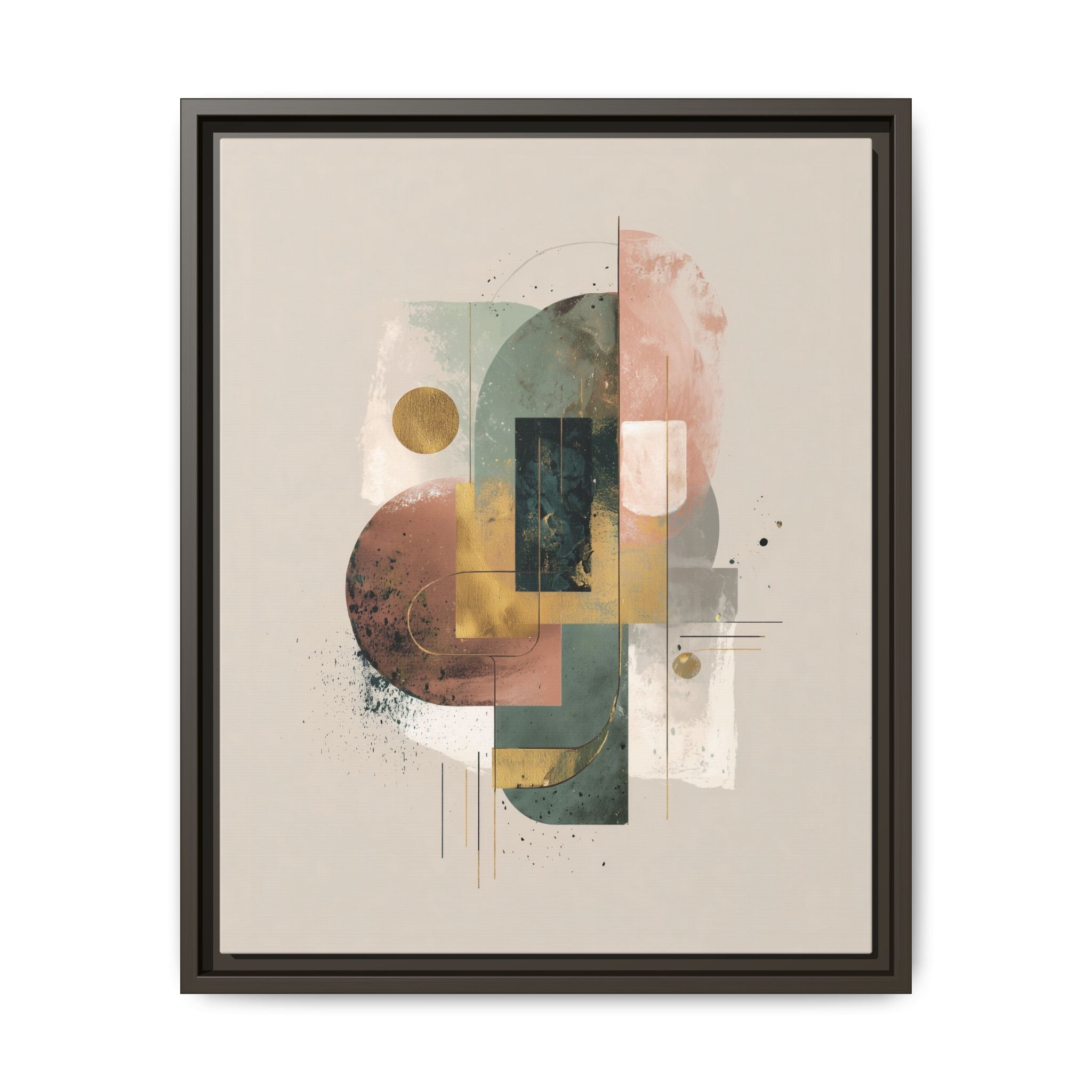 Organic Geometries: Fragmented Forms, Digital Abstract Composition, Layered Minimalist Art   |   Custom Orders Accepted