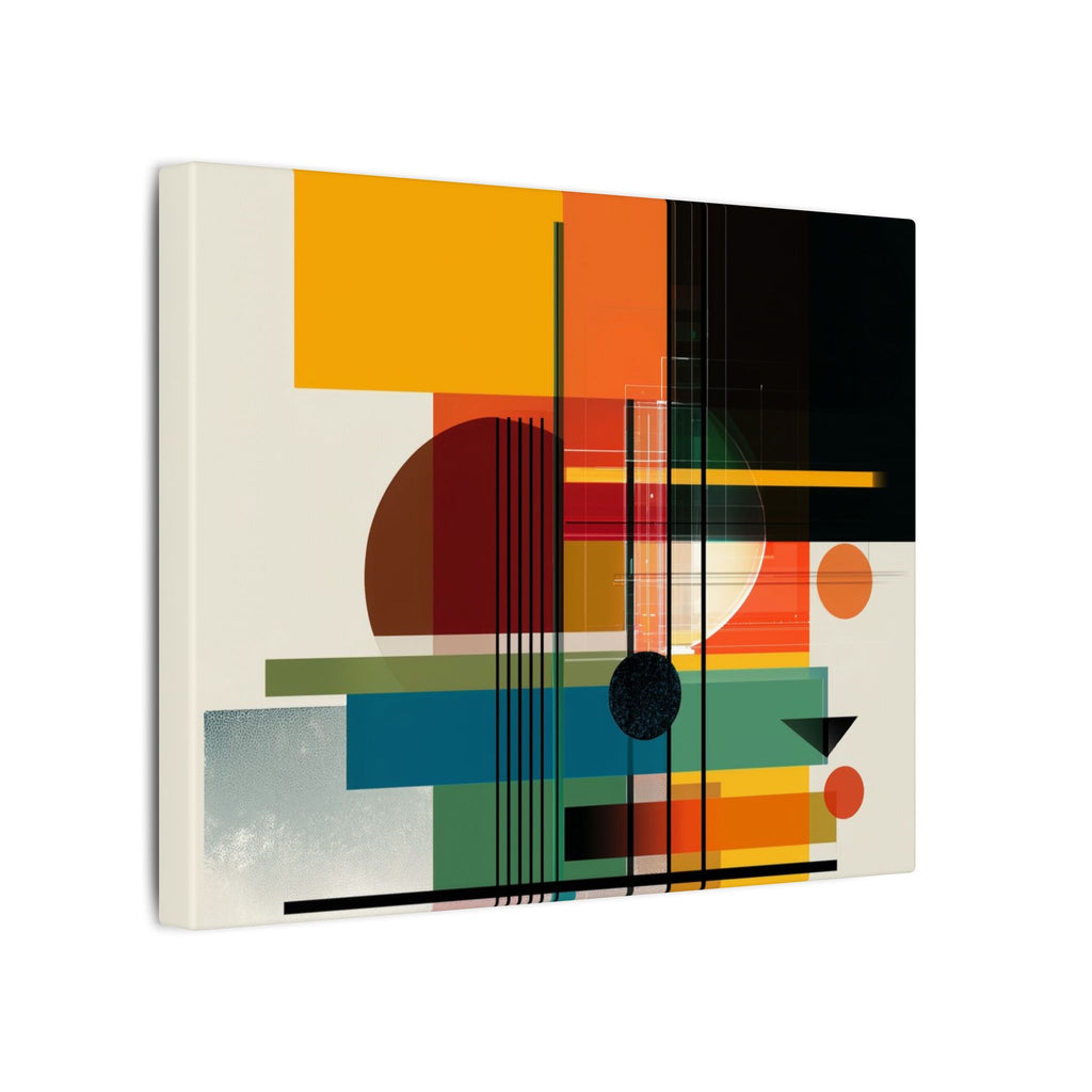 Geometric Harmony: Bauhaus Intersections, Constructivist Layers, Abstract Color Blocks   |   Custom Orders Accepted