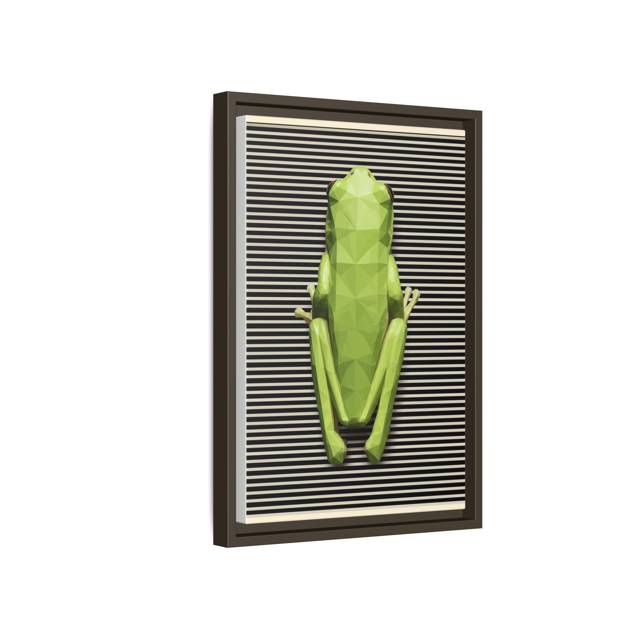 Geometric Amphibian: Low-Poly Frog Design, Digital Art Minimalism   |  Personalized & Custom Orders Available