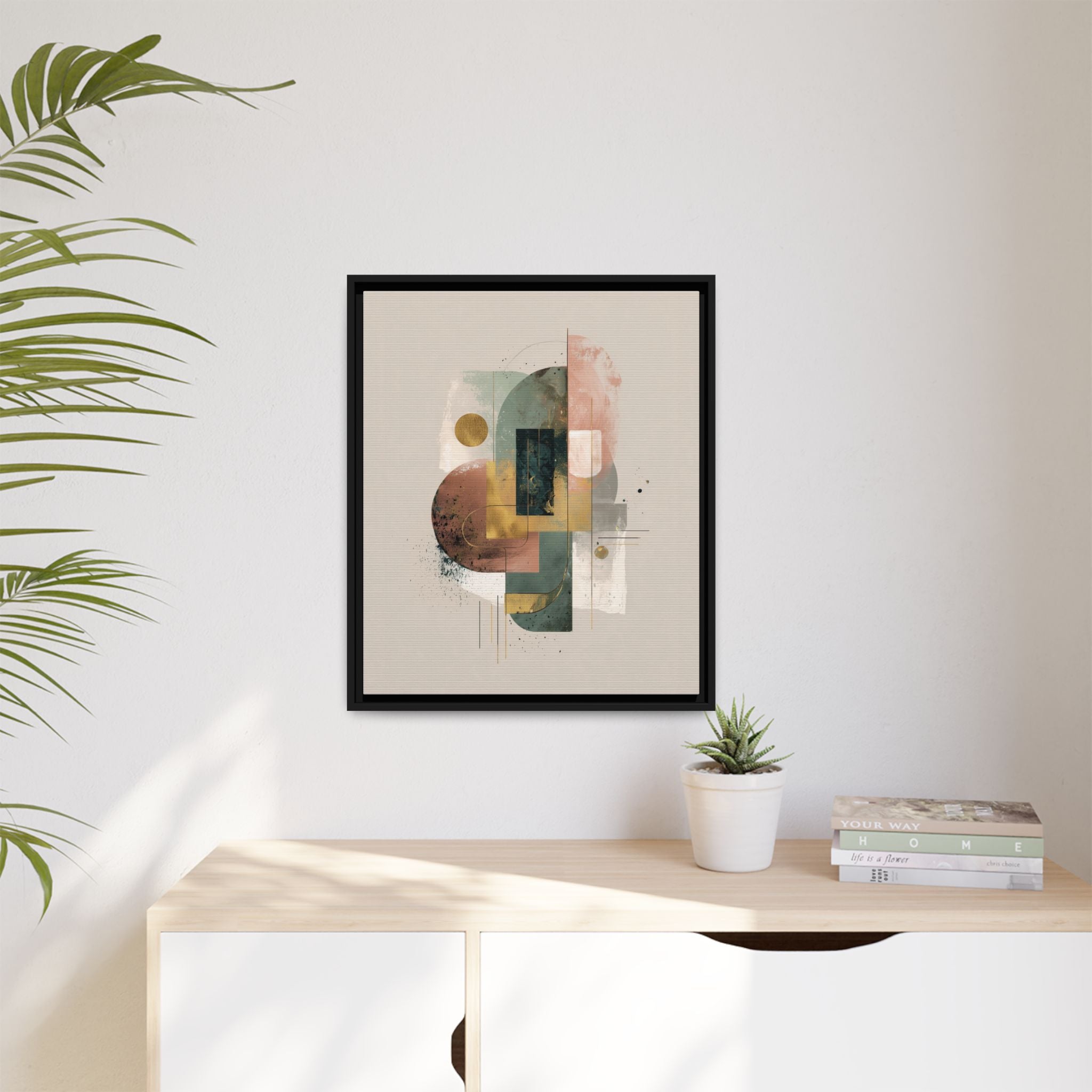 Organic Geometries: Fragmented Forms, Digital Abstract Composition, Layered Minimalist Art   |   Custom Orders Accepted
