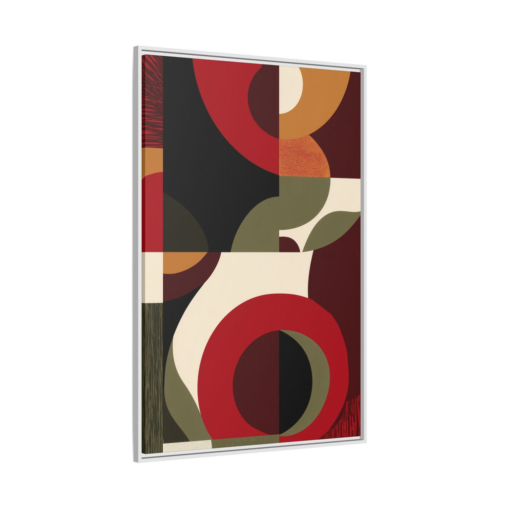 Geometric Intersections: Mid-Century Modern Design, Abstract Architectural Composition, Rhythmic Curved Forms   |   Custom Orders Accepted