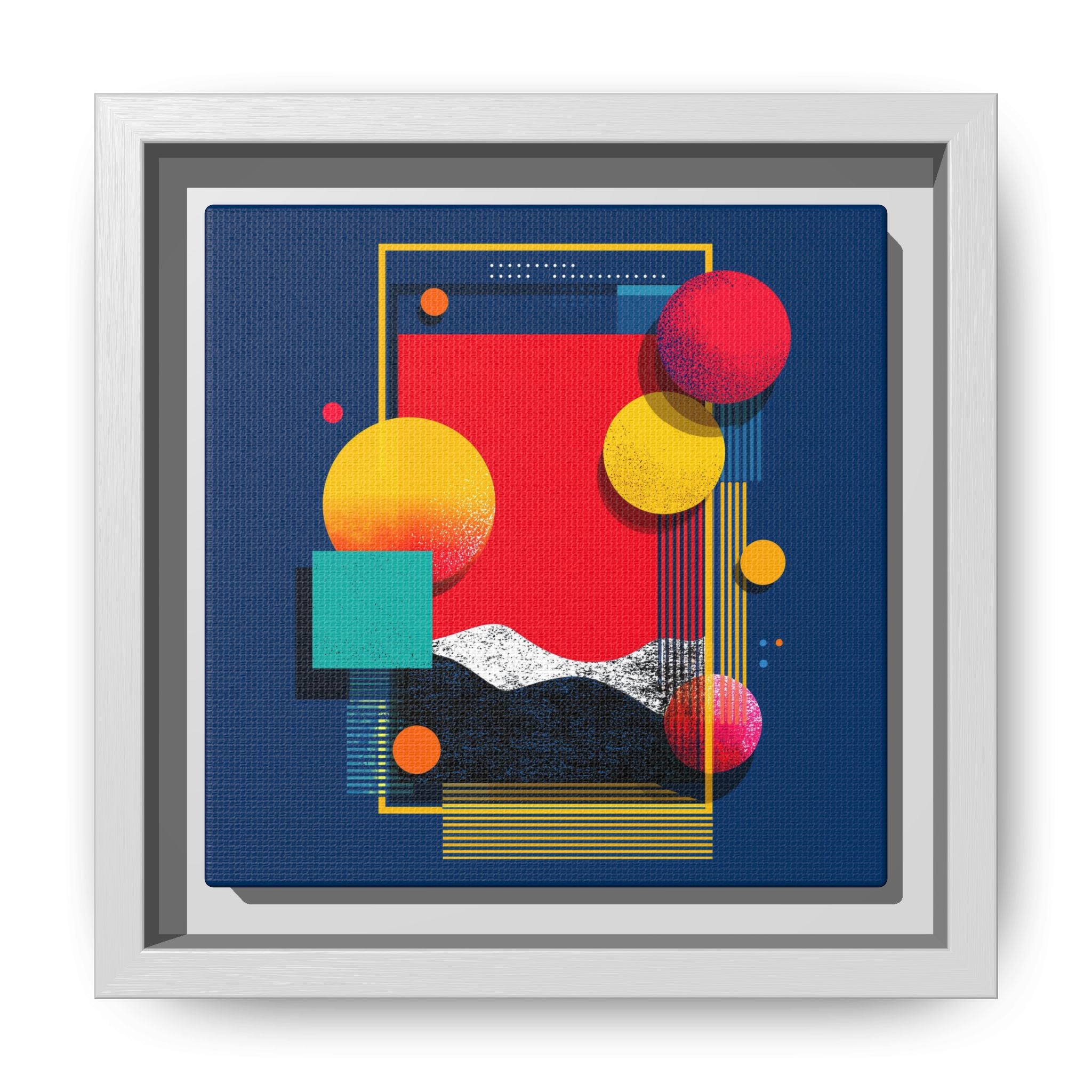 Geometric Horizons: Abstract Landscape Composition, Modernist Digital Art, Colorful Geometric Design   |   Custom Orders Accepted