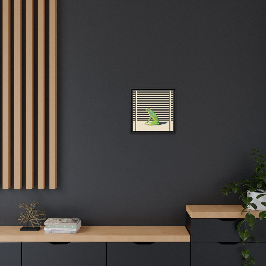 Geometric Frog Persona: Modern Wildlife Illustration, Vibrant Graphic Design   |  Personalized & Custom Orders Available