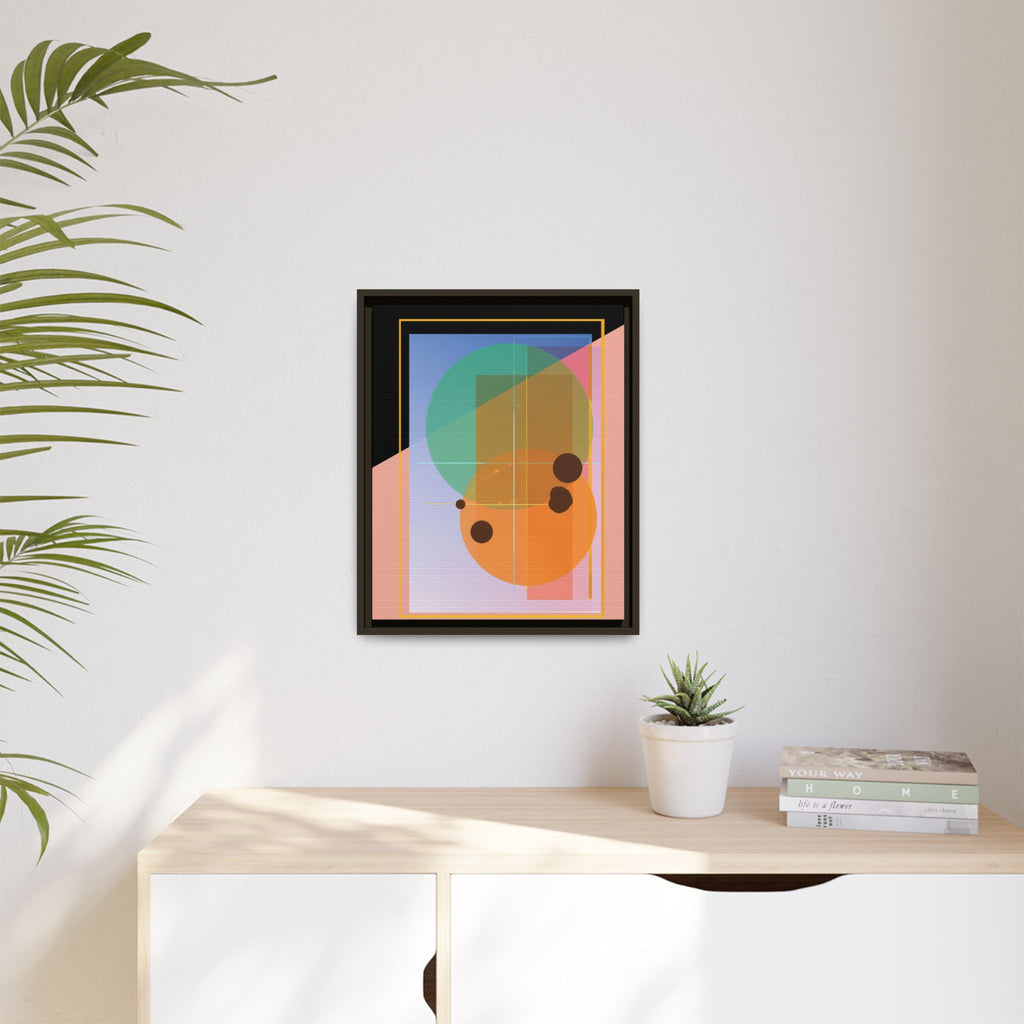 Geometric Harmony: Abstract Composition, Overlapping Shapes, Precision Design   |   Custom Orders Accepted