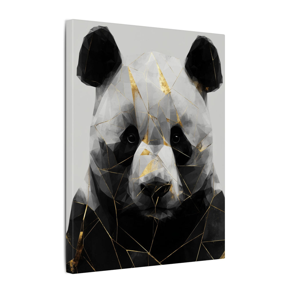 Fractal Panda: Geometric Wildlife Art, Polygonal Portrait, Modern Digital Design   |  Personalized & Custom Orders Available