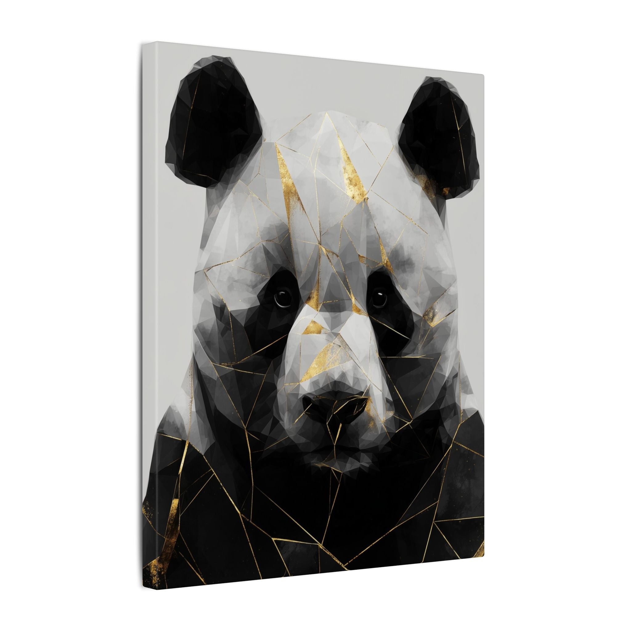 Fractal Panda: Geometric Wildlife Art, Polygonal Portrait, Modern Digital Design   |  Personalized & Custom Orders Available