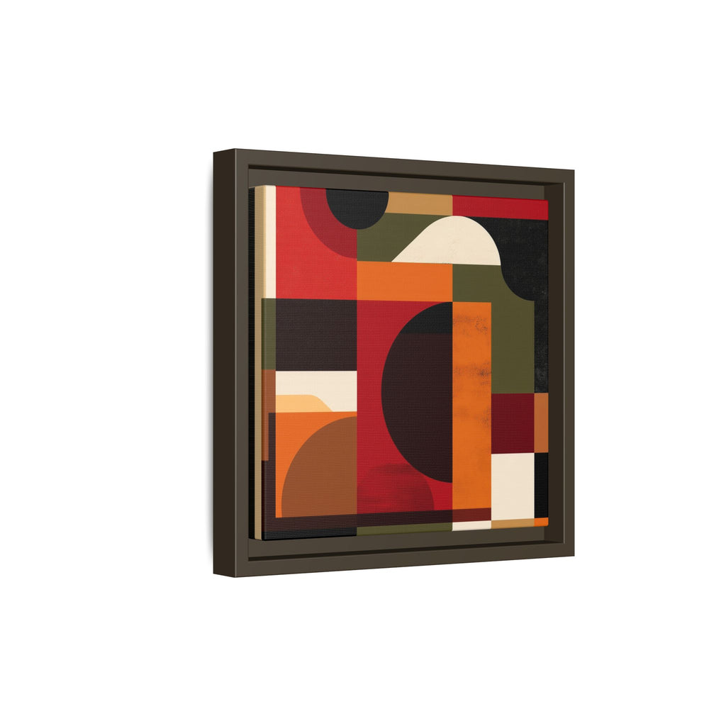 Geometric Convergence: Abstract Bauhaus Design, Constructivist Color Blocks, Architectural Art Composition   |   Custom Orders Accepted