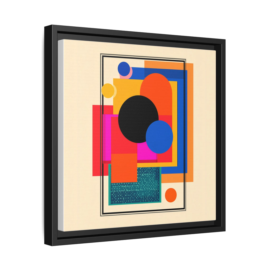 Geometric Harmony: Abstract Color Blocks, Mid-Century Modern Design, Minimalist Art Composition   |   Custom Orders Accepted