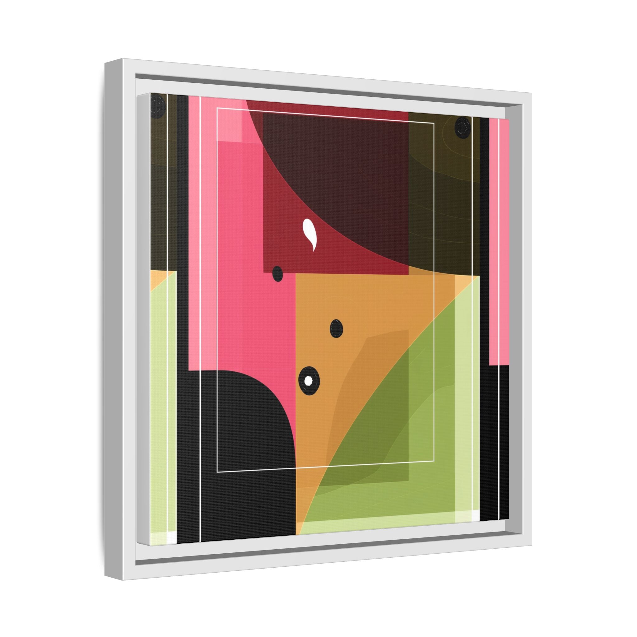 Geometric Convergence: Abstract Modernist Composition, Constructivist Color Blocking, Layered Geometric Design   |   Custom Orders Accepted