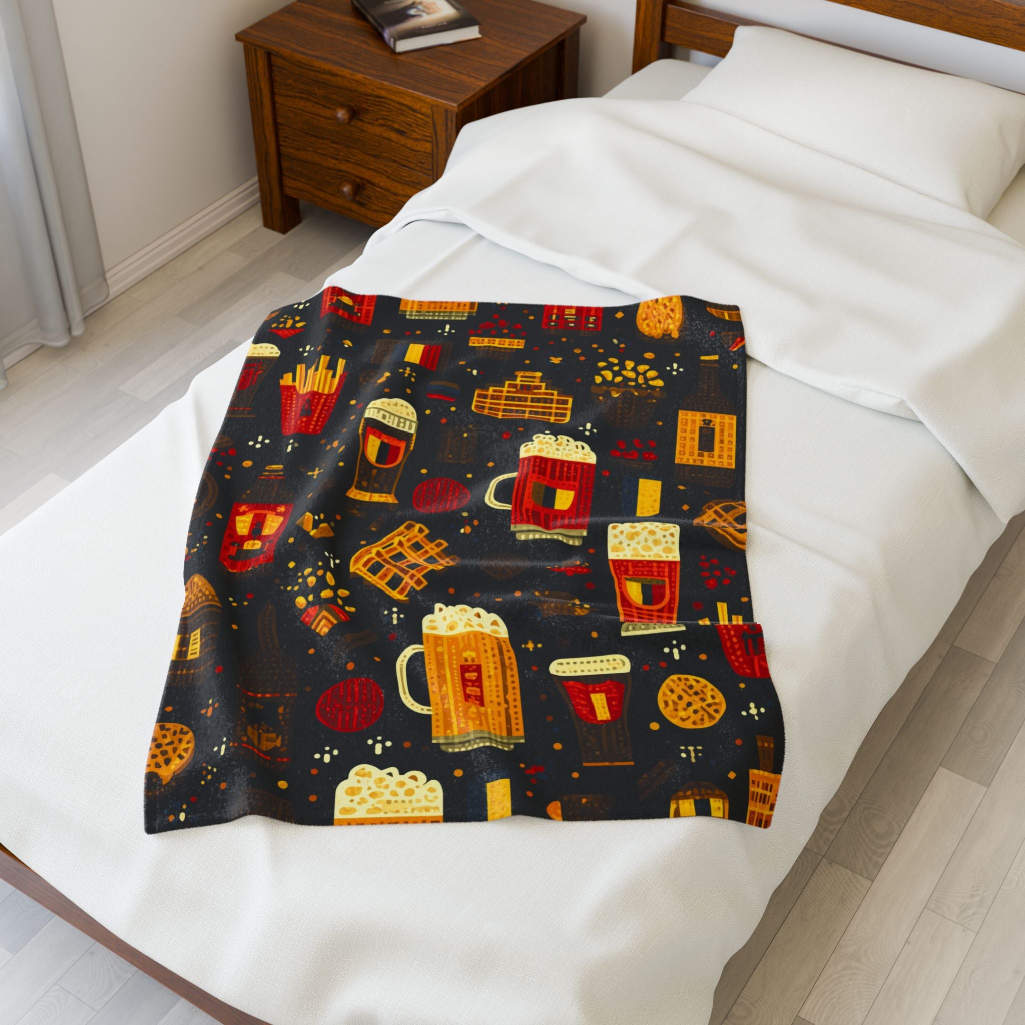 Belgian Feast: Pixel Culinary Tribute, Graphic Gastronomic Celebration   |   Custom Orders Accepted