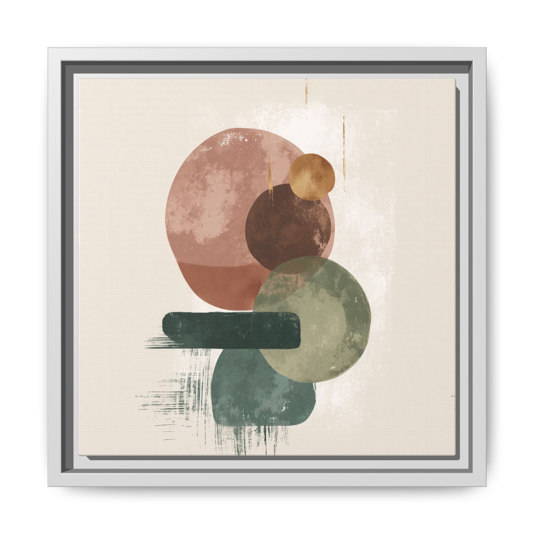 Organic Intersections: Watercolor Abstraction, Earth Tone Composition, Modern Minimalist Art   |   Custom Orders Accepted