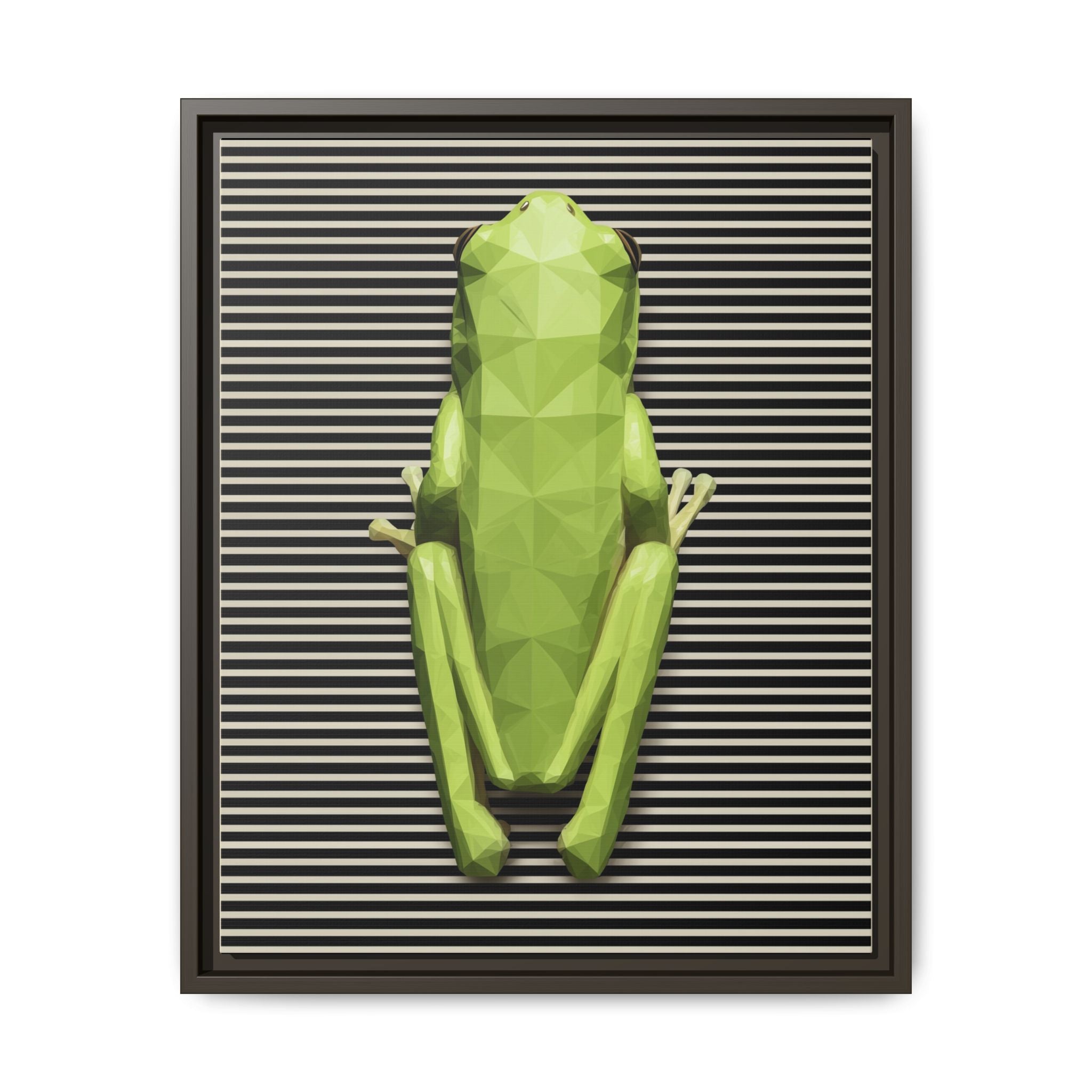 Geometric Amphibian: Low-Poly Frog Design, Digital Art Minimalism   |  Personalized & Custom Orders Available