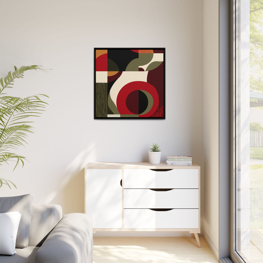 Geometric Intersections: Mid-Century Modern Design, Abstract Architectural Composition, Rhythmic Curved Forms   |   Custom Orders Accepted